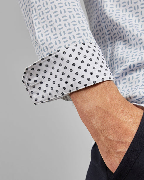 <P>Ls Geo Print Shirt</P>